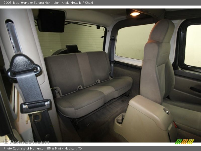 Light Khaki Metallic / Khaki 2003 Jeep Wrangler Sahara 4x4
