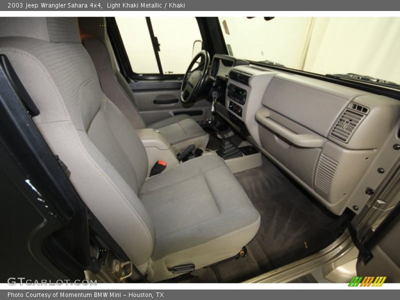 Light Khaki Metallic / Khaki 2003 Jeep Wrangler Sahara 4x4