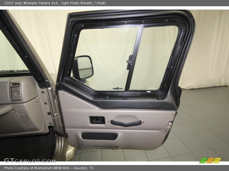 Light Khaki Metallic / Khaki 2003 Jeep Wrangler Sahara 4x4