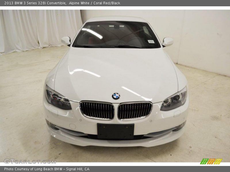 Alpine White / Coral Red/Black 2013 BMW 3 Series 328i Convertible
