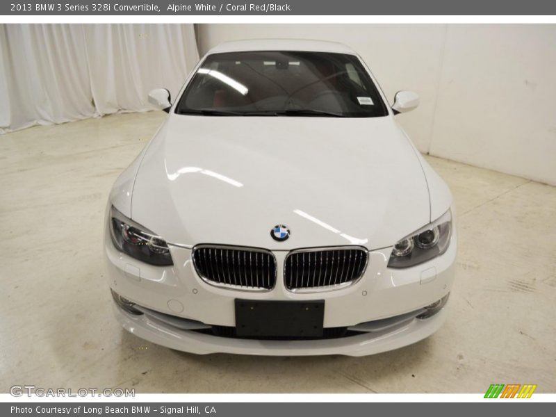 Alpine White / Coral Red/Black 2013 BMW 3 Series 328i Convertible