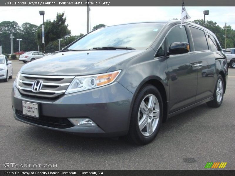 Polished Metal Metallic / Gray 2011 Honda Odyssey Touring