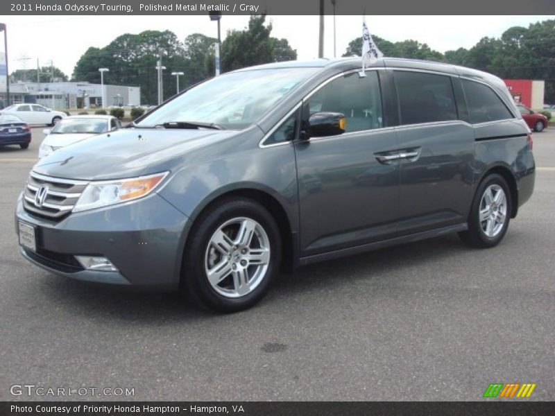 Polished Metal Metallic / Gray 2011 Honda Odyssey Touring