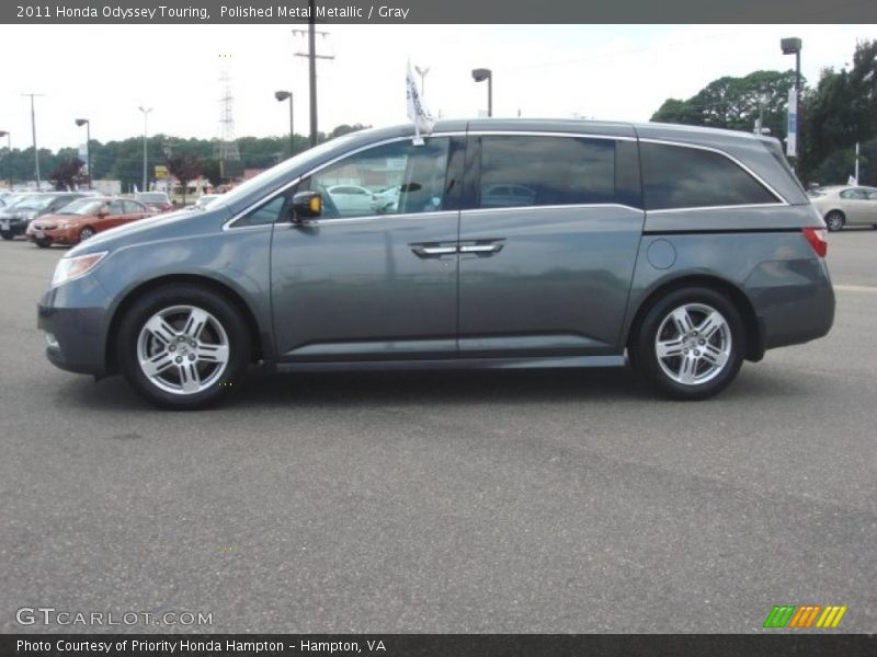 Polished Metal Metallic / Gray 2011 Honda Odyssey Touring