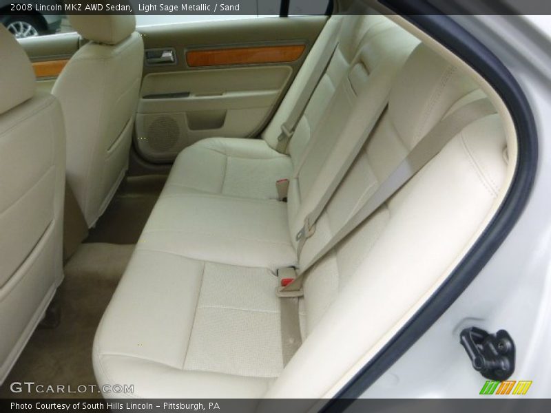 Light Sage Metallic / Sand 2008 Lincoln MKZ AWD Sedan