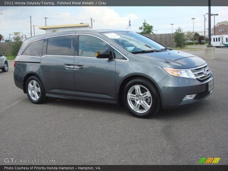 Polished Metal Metallic / Gray 2011 Honda Odyssey Touring