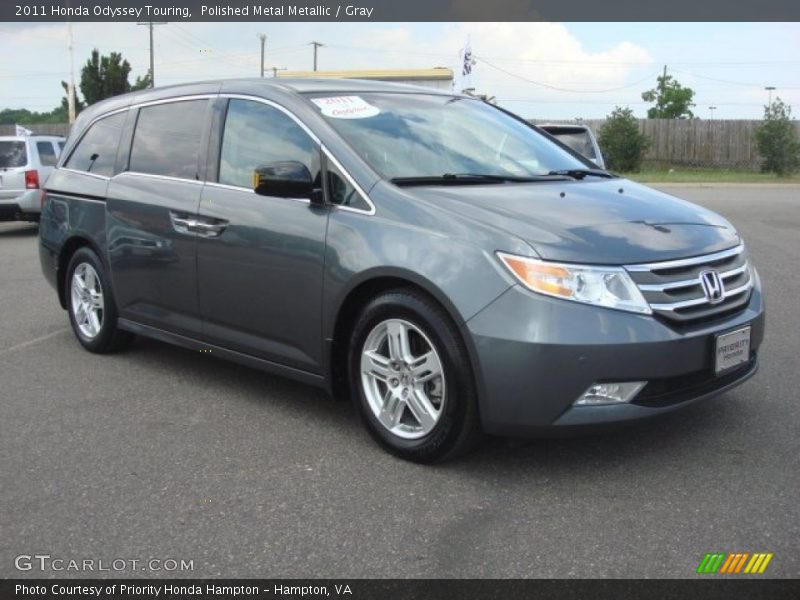 Polished Metal Metallic / Gray 2011 Honda Odyssey Touring