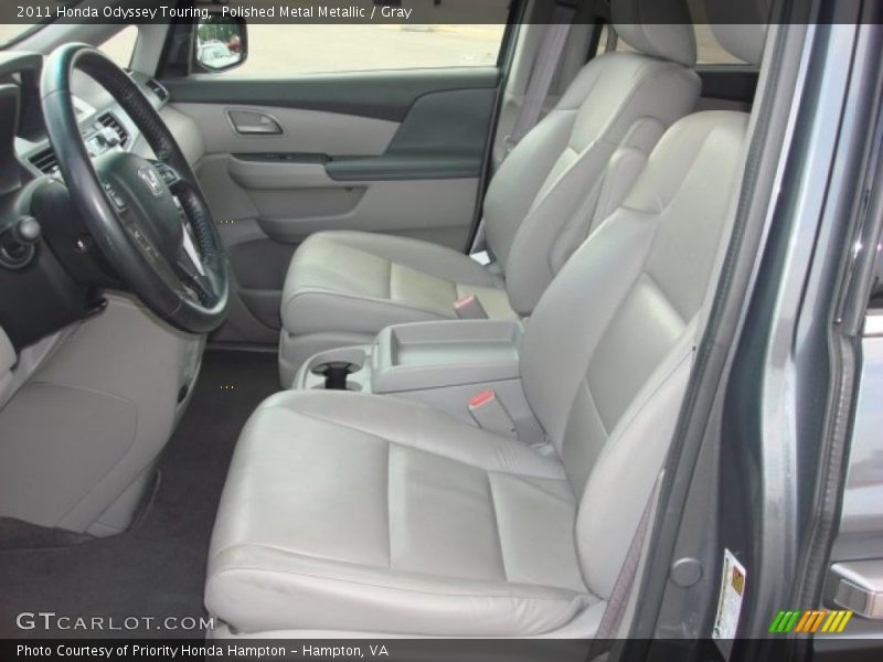 Polished Metal Metallic / Gray 2011 Honda Odyssey Touring