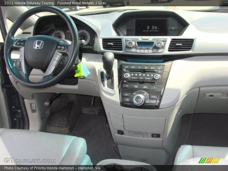 Polished Metal Metallic / Gray 2011 Honda Odyssey Touring