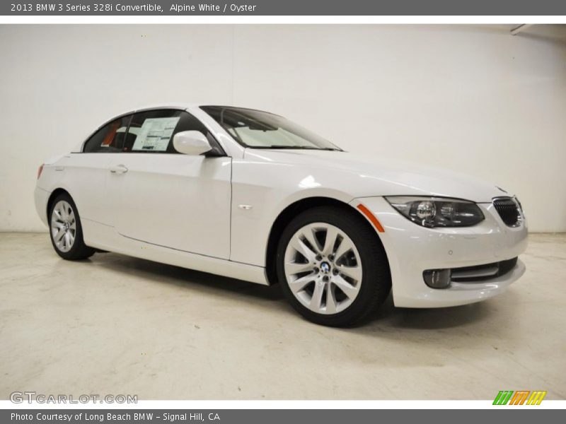 Alpine White / Oyster 2013 BMW 3 Series 328i Convertible