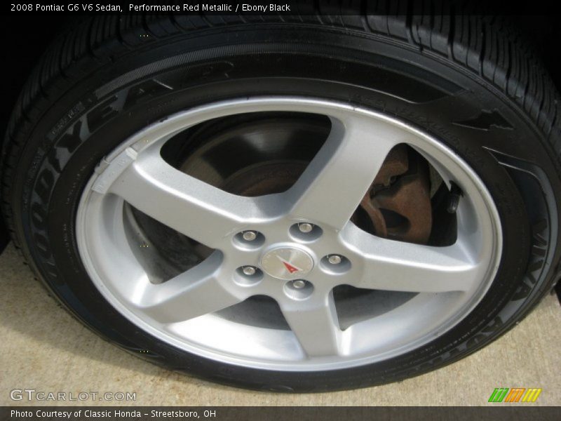 Performance Red Metallic / Ebony Black 2008 Pontiac G6 V6 Sedan
