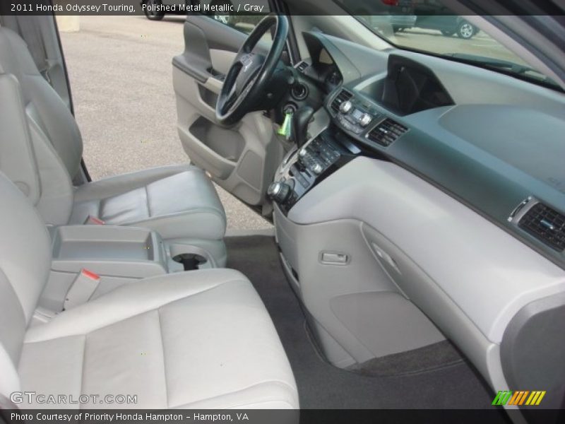 Polished Metal Metallic / Gray 2011 Honda Odyssey Touring