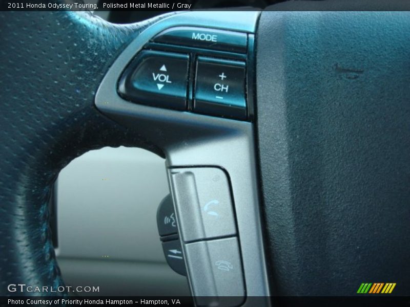 Polished Metal Metallic / Gray 2011 Honda Odyssey Touring