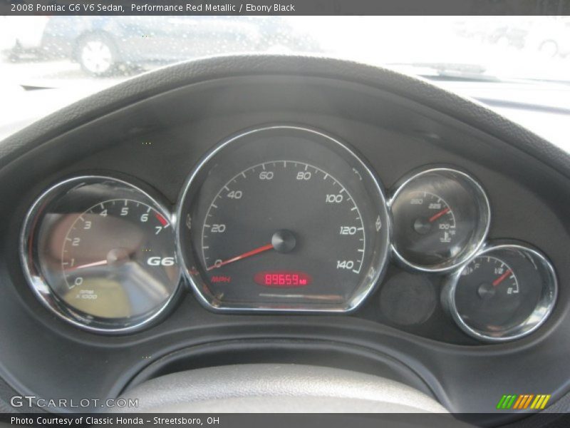  2008 G6 V6 Sedan V6 Sedan Gauges