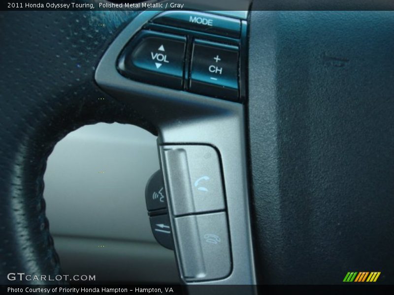 Polished Metal Metallic / Gray 2011 Honda Odyssey Touring