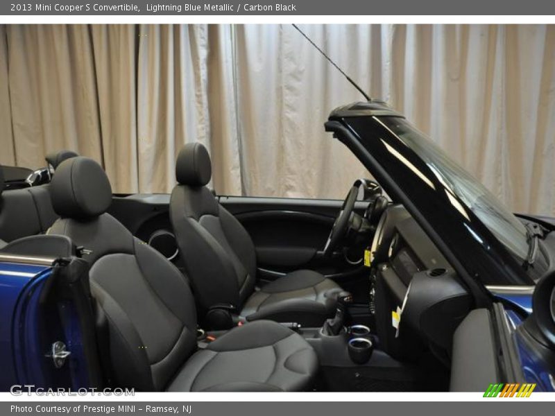 Lightning Blue Metallic / Carbon Black 2013 Mini Cooper S Convertible