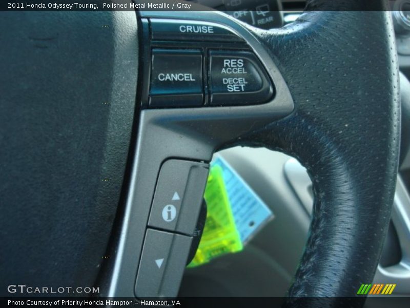 Polished Metal Metallic / Gray 2011 Honda Odyssey Touring