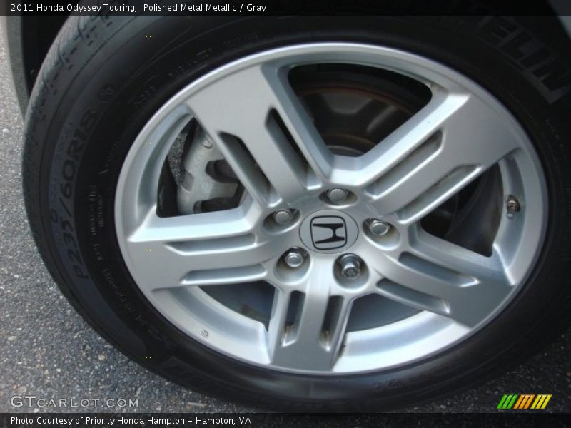 Polished Metal Metallic / Gray 2011 Honda Odyssey Touring