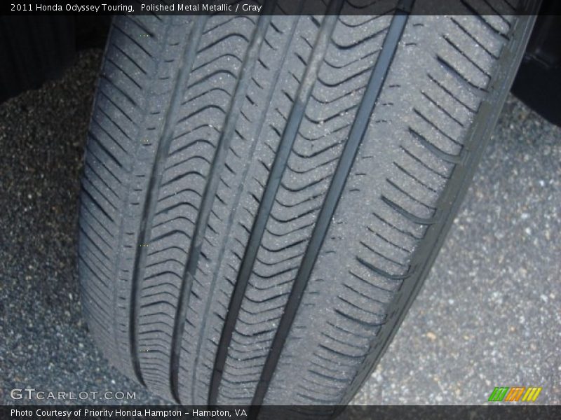 Polished Metal Metallic / Gray 2011 Honda Odyssey Touring