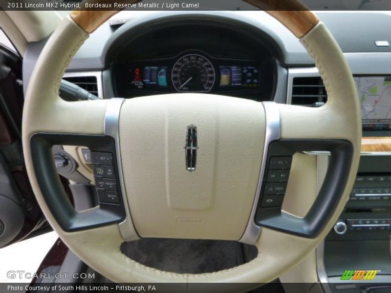 Bordeaux Reserve Metallic / Light Camel 2011 Lincoln MKZ Hybrid