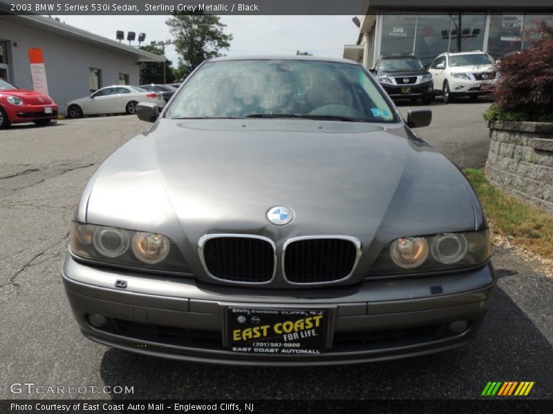 Sterling Grey Metallic / Black 2003 BMW 5 Series 530i Sedan