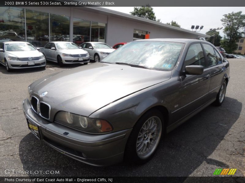 Sterling Grey Metallic / Black 2003 BMW 5 Series 530i Sedan