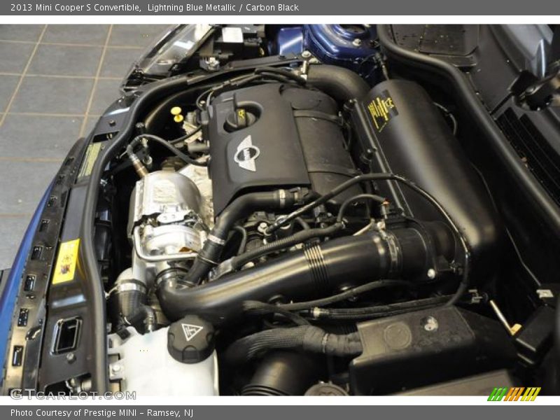 Lightning Blue Metallic / Carbon Black 2013 Mini Cooper S Convertible