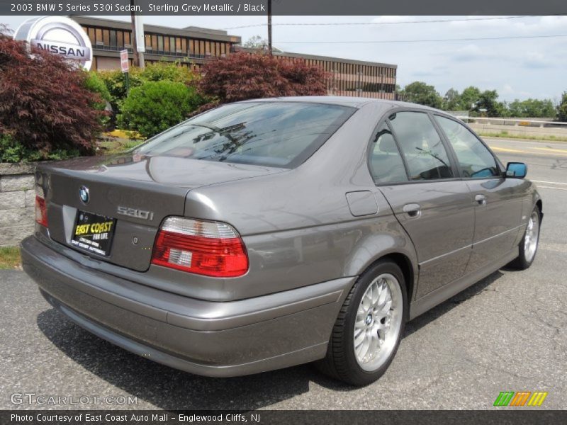 Sterling Grey Metallic / Black 2003 BMW 5 Series 530i Sedan