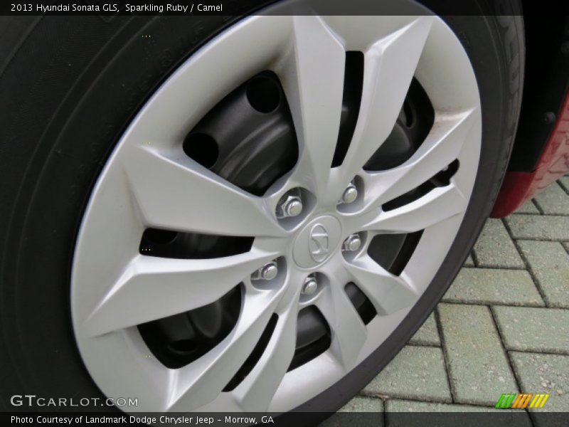 Sparkling Ruby / Camel 2013 Hyundai Sonata GLS
