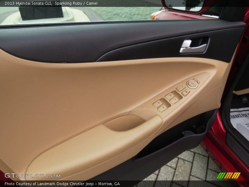 Sparkling Ruby / Camel 2013 Hyundai Sonata GLS