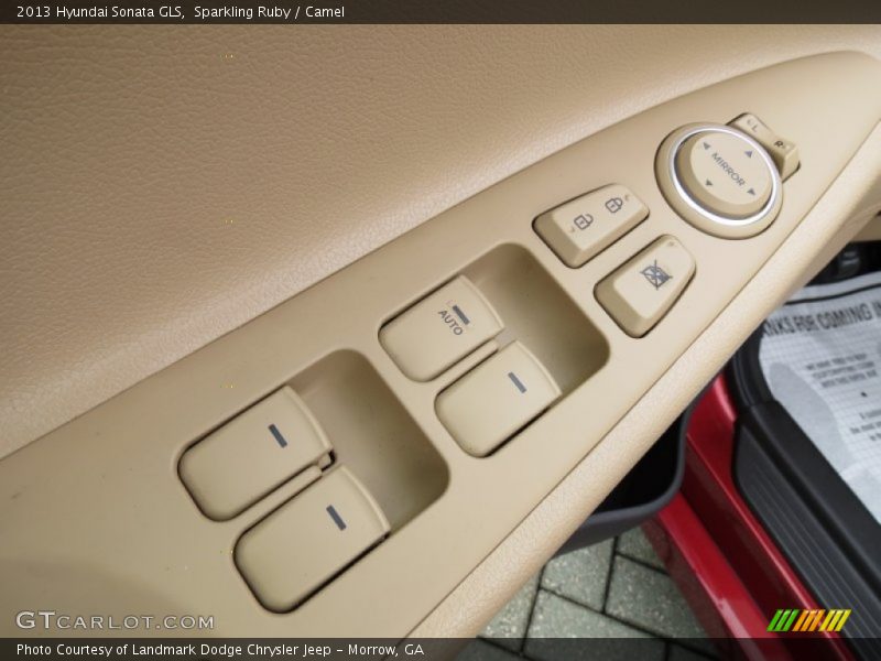 Sparkling Ruby / Camel 2013 Hyundai Sonata GLS
