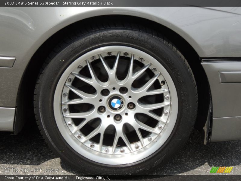 Sterling Grey Metallic / Black 2003 BMW 5 Series 530i Sedan