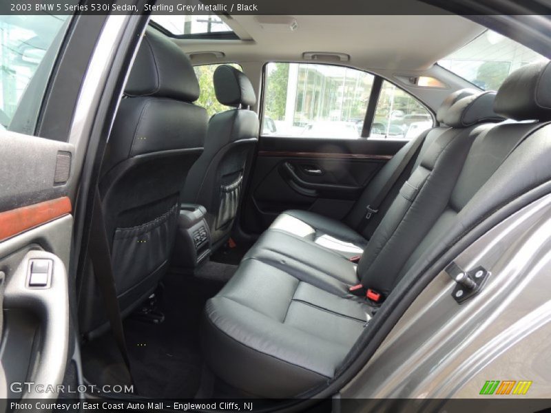 Sterling Grey Metallic / Black 2003 BMW 5 Series 530i Sedan