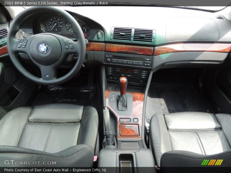 Sterling Grey Metallic / Black 2003 BMW 5 Series 530i Sedan