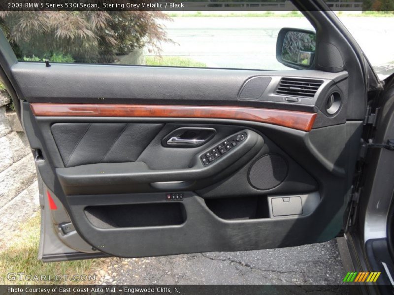 Sterling Grey Metallic / Black 2003 BMW 5 Series 530i Sedan