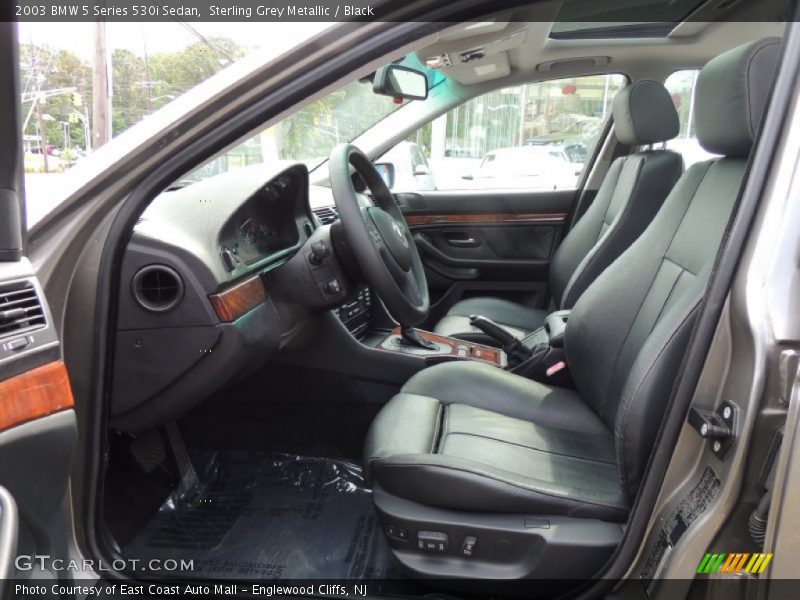 Sterling Grey Metallic / Black 2003 BMW 5 Series 530i Sedan