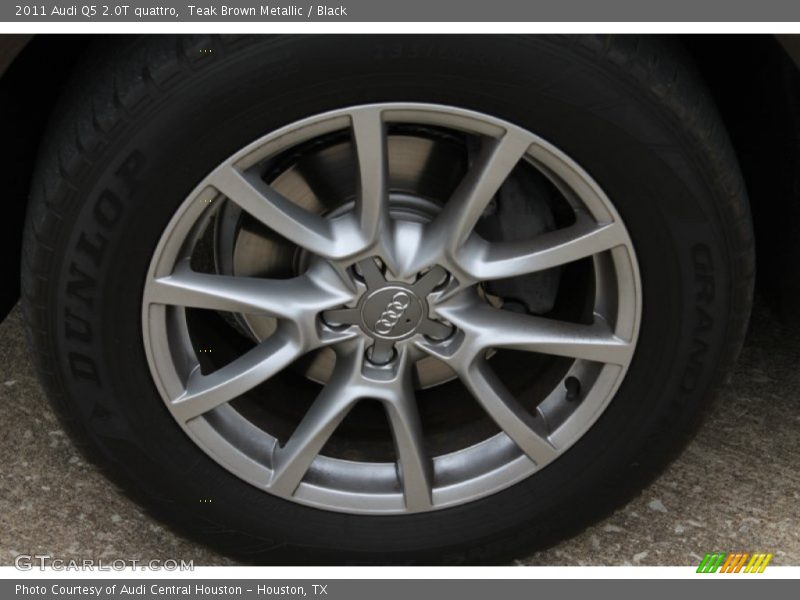Teak Brown Metallic / Black 2011 Audi Q5 2.0T quattro