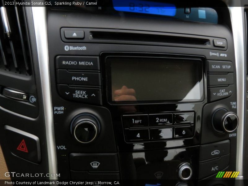 Sparkling Ruby / Camel 2013 Hyundai Sonata GLS