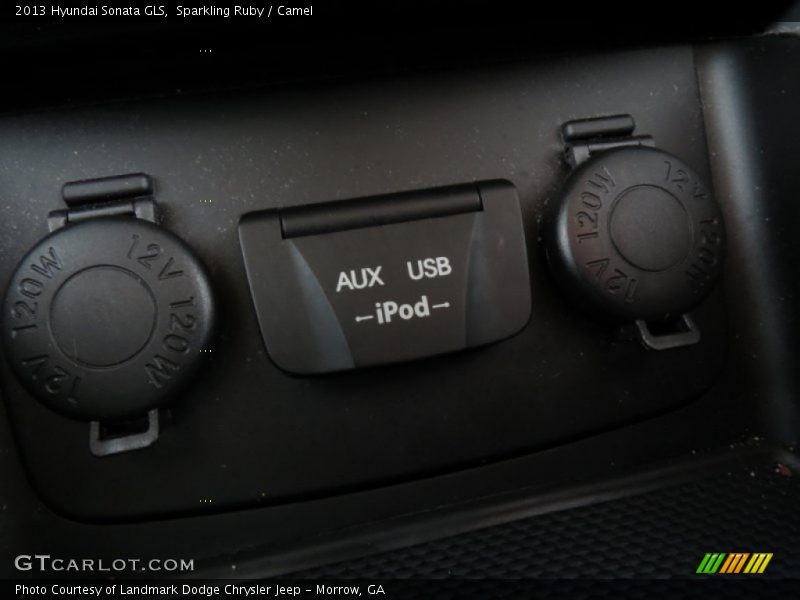 Sparkling Ruby / Camel 2013 Hyundai Sonata GLS