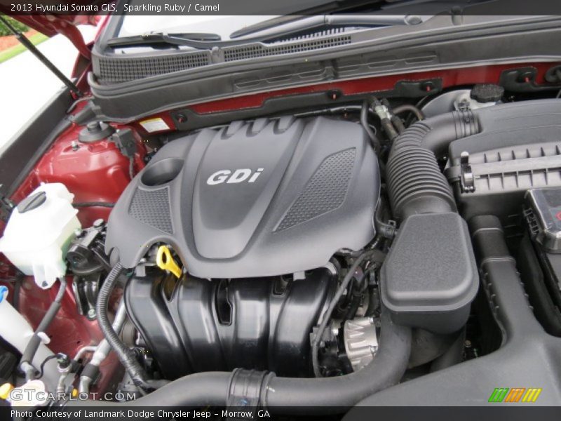 Sparkling Ruby / Camel 2013 Hyundai Sonata GLS