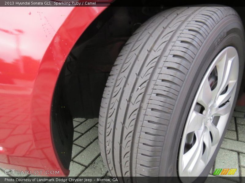 Sparkling Ruby / Camel 2013 Hyundai Sonata GLS