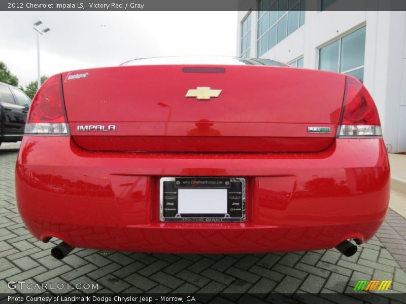 Victory Red / Gray 2012 Chevrolet Impala LS