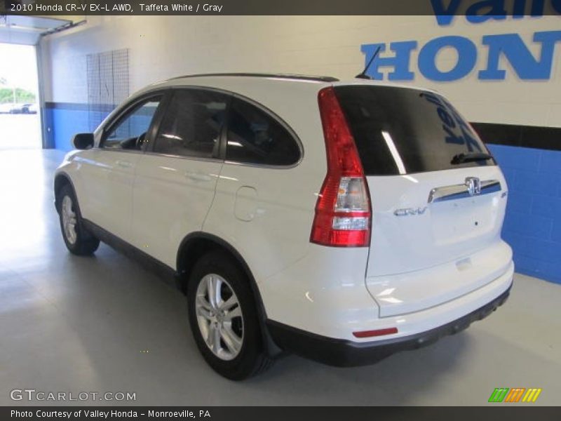 Taffeta White / Gray 2010 Honda CR-V EX-L AWD