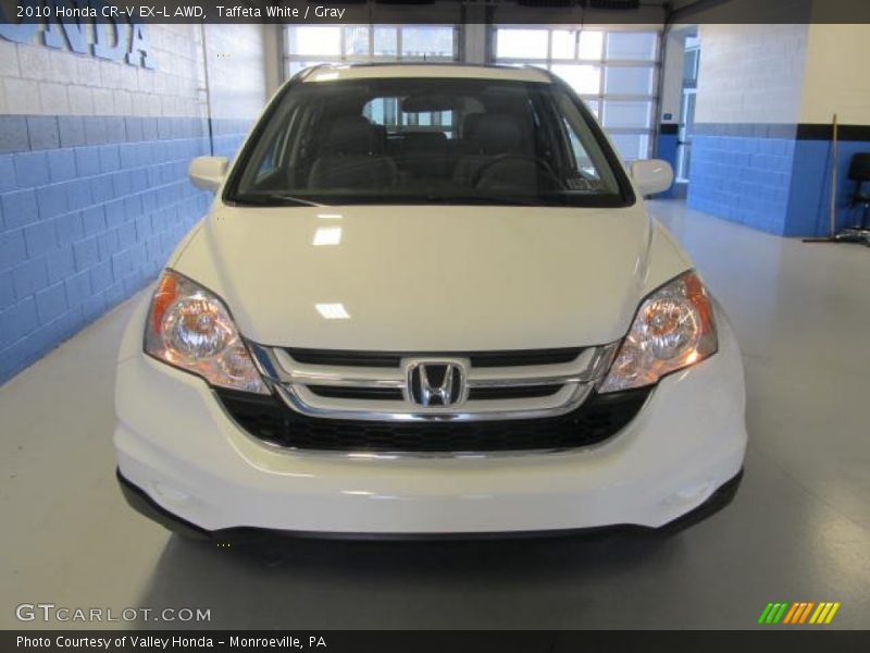 Taffeta White / Gray 2010 Honda CR-V EX-L AWD