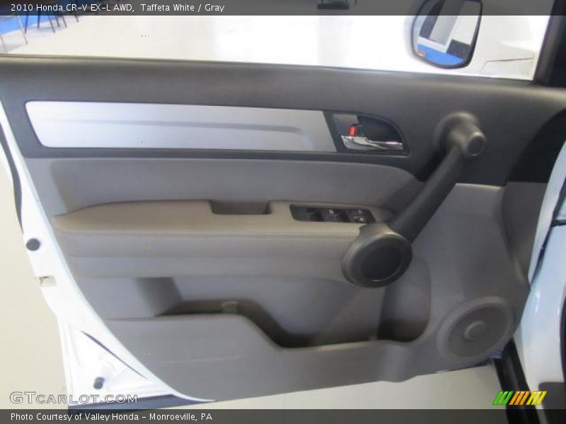 Taffeta White / Gray 2010 Honda CR-V EX-L AWD