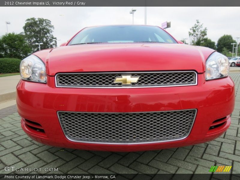 Victory Red / Gray 2012 Chevrolet Impala LS