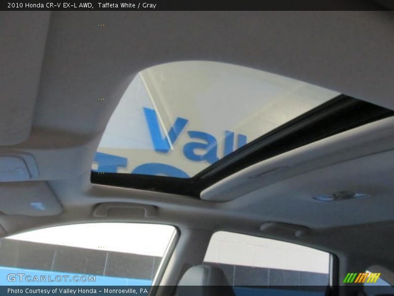 Taffeta White / Gray 2010 Honda CR-V EX-L AWD