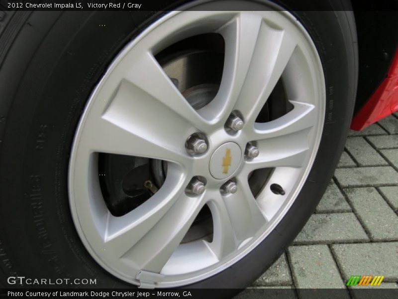 Victory Red / Gray 2012 Chevrolet Impala LS