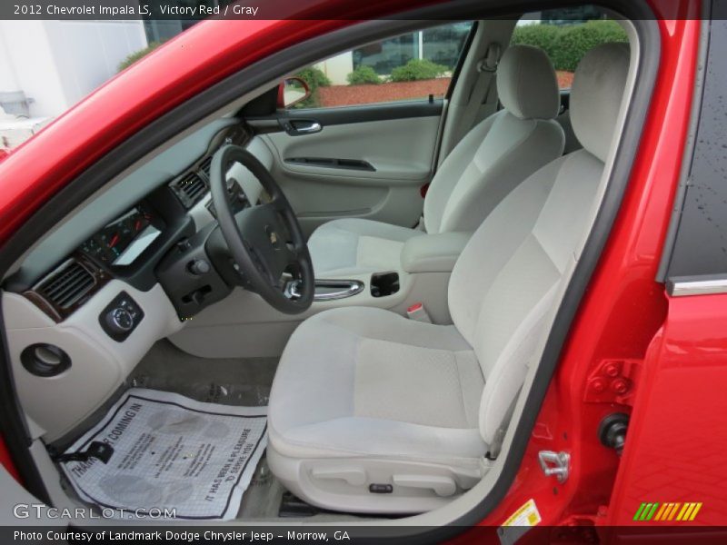 Victory Red / Gray 2012 Chevrolet Impala LS