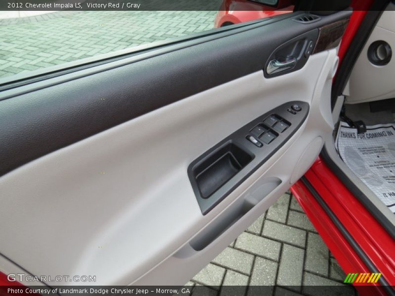 Victory Red / Gray 2012 Chevrolet Impala LS